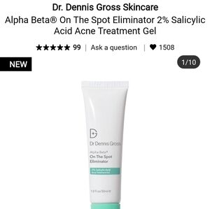 NIB DR.DENNIS GROSS ALPHA BETA 2% ON THE SPOT ELIMINATOR ACNE TREATMENT GEL